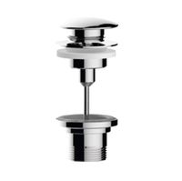 Донный клапан Bossini Teo Click-Clack для раковин с переливом и без перелива 1” 1⁄4 цвет хром арт-Z00700.030 — фото 2, Донные клапаны