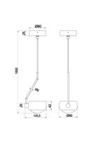 Товар: Подвесной светильник Technical MOD072PL-L8W3K - фото 5 Подвесной светильник Technical MOD072PL-L8W3K — фото 5, Подвесные светильники