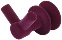 Вешалка Вешалка Сунержа Виктория Флок пурпурный арт-58-2010-0002 — фото 1, Крючки для полотенец