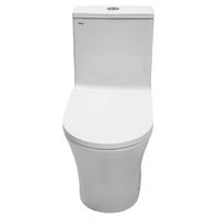 Унитаз-моноблок Azario Vally 690х360х760 напольный, слив "Торнадо", в комплекте с быстросъемным и сиденьем микролифт арт-AZ-80687 — фото 2, Напольные унитазы