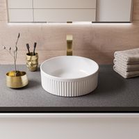 Раковина Grossman GR-3060 (400х400х120) белая,1 место — фото 4, Раковины накладные