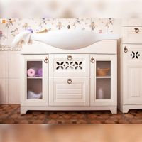 Комплект мебели для ванной Бриклаер КАНТРИ 105K, бежевый — фото 5, Комплекты мебели для ванной