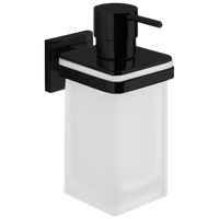 Дозатор COLOMBO DESIGN BASICQ настенный цвет черный матовый арт-B9337.NM — фото 3, Дозаторы