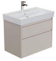 Товар: Тумба с раковиной Aquanet Nova Lite 2.0 60 2 ящ. цв. бежевый 00348187 - фото 2 Тумба с раковиной Aquanet Nova Lite 2.0 60 2 ящ. цв. бежевый 00348187 — фото 2, Тумбы с раковиной