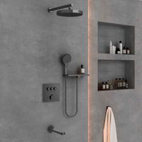 Товар: Душевой комплект Inspire встраиваемый, вороненая сталь арт-VSFW-431I2RGM - фото 3 Душевой комплект Inspire встраиваемый, вороненая сталь арт-VSFW-431I2RGM — фото 3, Встраиваемые душевые комплекты