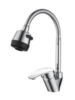 Товар: OneLife смеситель для кухни однорычажный полимерный с гибким изливом, хром арт-P11-004cr - фото 4 OneLife смеситель для кухни однорычажный полимерный с гибким изливом, хром арт-P11-004cr — фото 4, Смесители для кухни