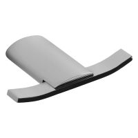 Двойной крючок для ванной Webert Aria , хром арт-AI500401015 — фото 1, Крючки для полотенец