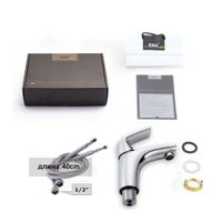 Товар: Смеситель для раковины D&K Rhein , хром арт-DA1282101 - фото 2 Смеситель для раковины D&K Rhein , хром арт-DA1282101 — фото 2, Смесители для раковины