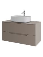 Товар: Orange Line тумба с раковиной подвесная 100 см, латте/белый арт-Li-100TuLMDF+B07-540W - фото 6 Orange Line тумба с раковиной подвесная 100 см, латте/белый арт-Li-100TuLMDF+B07-540W — фото 6, Тумбы с раковиной