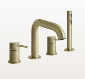 Товар: Смеситель для ванны и душа, Gessi, BATH316, тип открывания воды-однорычажный, тип установки-на борт ванны, отверстия для монтажа-4, вынос излива, мм-165, цвет-Brushed Brass PVD, переключатель, шланг,мм-1500, ручной душ арт-54037.727 - фото 1 Смеситель для ванны и душа, Gessi, BATH316, тип открывания воды-однорычажный, тип установки-на борт ванны, отверстия для монтажа-4, вынос излива, мм-165, цвет-Brushed Brass PVD, переключатель, шланг,мм-1500, ручной душ арт-54037.727 — фото 1, Смеситель для ванны