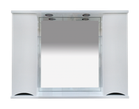 Зеркальный шкаф арт-П-Элв-01105-011 — фото 5, Зеркальные шкафы в ванную