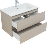 Товар: Тумба с раковиной Aquanet Вега 2.0 80 2 ящ. цв.бежевый (раковина Ирис) 00344754 - фото 13 Тумба с раковиной Aquanet Вега 2.0 80 2 ящ. цв.бежевый (раковина Ирис) 00344754 — фото 13, Тумбы с раковиной