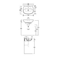 Товар: Раковина SIMAS VIGNONI подвесная или накладная с одним отверстием цвет белый арт-VI10 - фото 2 Раковина SIMAS VIGNONI подвесная или накладная с одним отверстием цвет белый арт-VI10 — фото 2, Раковины накладные