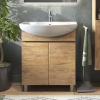 Тумба под раковину VIGO Wing 70 напольная дуб золотой арт-tn.WIN.BAL.70.2D дуб золотой — фото 2, Тумбы под раковину