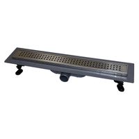 Душевой лоток AZARIO CUBE 600 мм, боковой слив D40, пластиковый, решетка из нержавеющей стали арт-AZCP11-60 Cube — фото 6, Трапы для душа