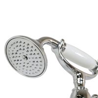 PRESTIGE См-ль д/ванны внешний плоский излив, хром 32448 — фото 6, Смеситель для ванны