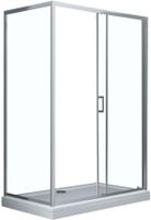 Душевая дверь Aquanet 140, прозрачное стекло арт-SD-1400A — фото 3, Раздвижные душевые двери