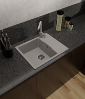 Товар: GRANFEST Мойка URBAN 658L 1-чаша+крыло 580*490мм серый арт.GF-UR- арт-658L серый - фото 2 GRANFEST Мойка URBAN 658L 1-чаша+крыло 580*490мм серый арт.GF-UR- арт-658L серый — фото 2, Кухонные мойки