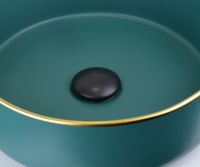 Донный клапан Bronze de Luxe 1001B, черный — фото 1, Донные клапаны