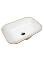 BOND Раковина встраиваемая под столешницу 60х40х20см прямоугольная белая с переливом арт-S95-600 — фото 8, Раковины встраиваемые сверху