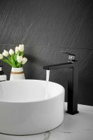 Смеситель для накладной раковины BELZ, черный, арт-B11658-7 — фото 3, Смесители для раковины