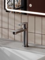 Agger Sweet смеситель для раковины однорычажный, оружейная сталь матовая арт-A2702155 — фото 2, Смесители для раковины