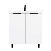 Тумба под раковину VIANT БЕРЛИН 80 напольная белый арт-VBER80MDBEL-T2ST — фото 2, Тумбы под раковину