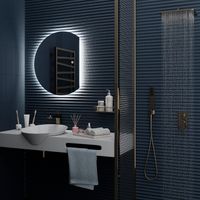 Зеркало с LED-подсветкой MOON (60*80) /AQUA DE MARCO Moon60/80 — фото 7, Зеркала в ванную комнату