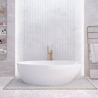 Ванна CALIPSO 165,5 см из литьевого мрамора NOVA GEL / Aqua de Marco 1165WCAL_GEL — фото 2, Ванны