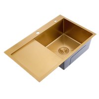 Кухонная мойка Splenka S704.7850.03, золотой сатин — фото 1, Кухонные мойки