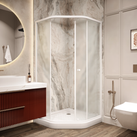 Ограждение VIVA90B N душевое Ceruttispa без поддона (90x90x195) — фото 232, Прямоугольные душевые уголки