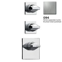 Смеситель термостат Bossini Apice для ванны и душа встраиваемый внешняя часть на 2-3 потребителя цвет никель шлифованный арт-Z035203.094 — фото 1, Смеситель для душа