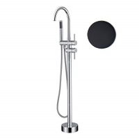 Товар: Напольный смеситель для ванны Fiore XENON 44NN5145, черный - фото 1 Напольный смеситель для ванны Fiore XENON 44NN5145, черный — фото 1, Смесители напольные