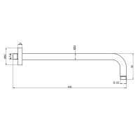 Набор для комплектации душа со смесителем, золото шлифованное арт-AQM8404BG — фото 2, Встраиваемые душевые комплекты