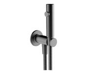 Гигиенический душ, Gessi, Inciso, шланг-есть, длина шланга, мм-1250, держатель-есть, цвет-Black Metal Br. PVD, на 1/2" арт-58153.707 — фото 2, Гигиенические души