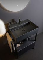 Товар: Раковина Scarabeo TEOREMA 2.0 подвесная или накладная с переливом с одним отверстием цвет черный матовый с антибактериальным и грязеотталкивающим покрытием BIOKER арт-5105 49 BK - фото 3 Раковина Scarabeo TEOREMA 2.0 подвесная или накладная с переливом с одним отверстием цвет черный матовый с антибактериальным и грязеотталкивающим покрытием BIOKER арт-5105 49 BK — фото 3, Раковины подвесные