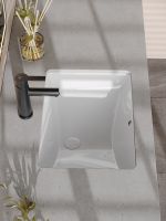 Agger Easy смеситель для раковины однорычажный, оружейная сталь матовая арт-A3102155 — фото 5, Смесители для раковины