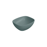 раковина накладная NUBES 40x35 без перелива агава матовый арт-978504 — фото 2, Раковины накладные