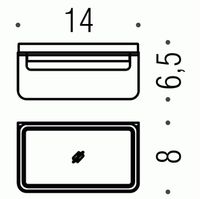 Мыльница COLOMBO DESIGN OVER B7001 настенная цвет нержавеющая сталь — фото 2, Мыльницы