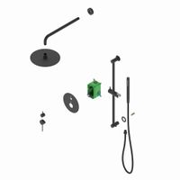 Душевая система встроенная Timo Saona SX-2309/03SM черный — фото 2, Душевые системы