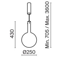 Подвесной светильник Maytoni MOD182PL-L6B3K — фото 3, Подвесные светильники