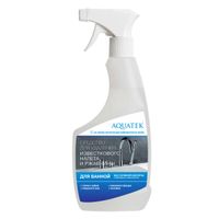 Чистящее средство от известкового налета, ржавчины для ванной, сантехники и смесителей Aquatek AQ9001, 500 мл — фото 2, Прочие аксессуары и комплектующие