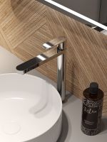 Товар: Agger Sweet смеситель для накладной раковины однорычажный высокий, хром глянцевый арт-A2712100 - фото 4 Agger Sweet смеситель для накладной раковины однорычажный высокий, хром глянцевый арт-A2712100 — фото 4, Смесители для раковины