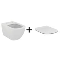 Промо-комплект Ideal Standard Tesi Подвесной унитаз + Сиденье микролифт в подарок арт-ZZ0001 — фото 7, Подвесные унитазы