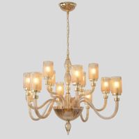 Люстра арт-SILVESTRO SP12 AMBER — фото 4, Люстры