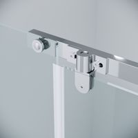 Товар: Душевое ограждение Grossman Pragma 100.K33.03.100.10.00-200.K33.03.100.10.00 (100х100х195) распашная,хром,стекло прозрачное,2 места арт-120.K33.03.1010.10.00 - фото 7 Душевое ограждение Grossman Pragma 100.K33.03.100.10.00-200.K33.03.100.10.00 (100х100х195) распашная,хром,стекло прозрачное,2 места арт-120.K33.03.1010.10.00 — фото 7, Квадратные душевые уголки