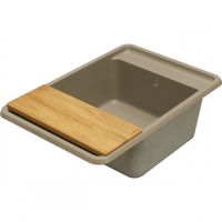 Мойка для кухни Беллис 78 780x510x250 мм, прямоуг., серый шелк арт-1A725032BS250 — фото 7, Кухонные мойки