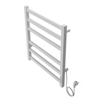 Товар: Полотенцесушитель электрический AZARIO PALERMO 500/600 квадрат, 6 секций, диммер справа, белый арт-AZ83856W - фото 2 Полотенцесушитель электрический AZARIO PALERMO 500/600 квадрат, 6 секций, диммер справа, белый арт-AZ83856W — фото 2, Электрические полотенцесушители