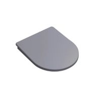Сиденье для унитаза Grossman GR-4455GMS тонкое,серое матовое,1 место арт-49GR55GMS — фото 2, Сиденья для унитаза