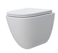 Унитаз подвесной сиденье SoftClose, технология смыва Invisible, скрыт крепеж. 520х360х400 арт-AQM2014PRO — фото 3, Подвесные унитазы